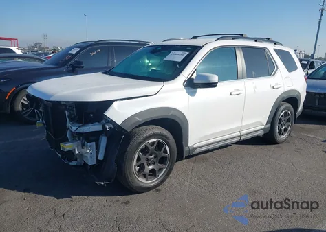 2023 Honda Pilot 2Wd Ex-L 8 Passenger из США, поврежденный, VIN 5FNYG2H4XPB008359